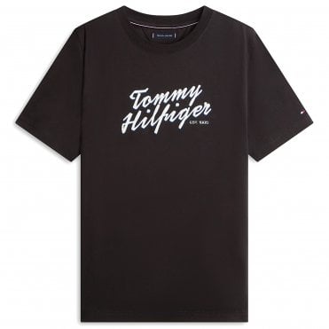 Tommy Hilfiger T-shirt Μπλούζα Summer Text Graphic Big & Tall