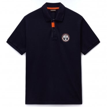Napapijri Polo Μπλούζα E-Clanis SS Πικέ Άνετη Γραμμή