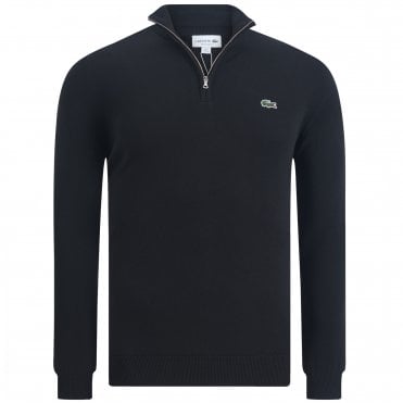 Lacoste Πλεκτό Πουλόβερ Half Zipped Κανονική Γραμμή