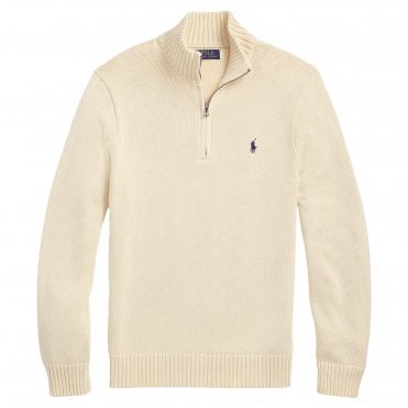 Ralph Lauren Πλεκτό Πουλόβερ Half-Zip Κανονική Γραμμή