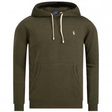 Ralph Lauren Φούτερ Fleece με Κουκούλα Κανονική Γραμμή