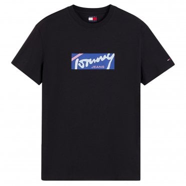 Tommy Hilfiger TJM T-Shirt Signature Κανονική Γραμμή