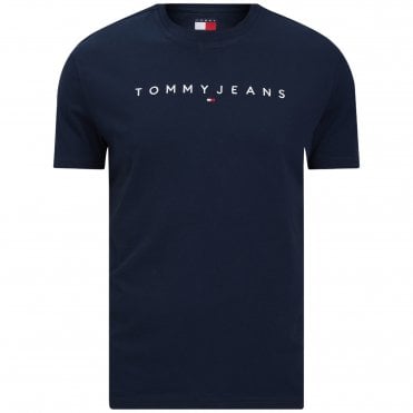 Tommy Hilfiger TJM T-Shirt Linear Logo Κανονική Γραμμή