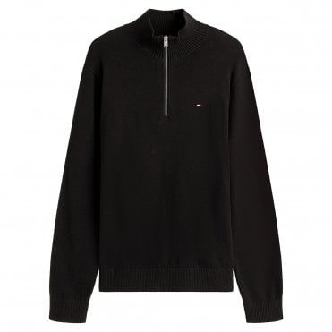 Tommy Hilfiger TJM Πλεκτό Πουλόβερ 1/4 Zip Κανονική Γραμμή