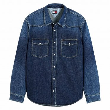 Tommy Hilfiger TJM Jean Πουκάμισο Κανονική Γραμμή