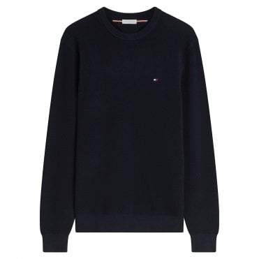Tommy Hilfiger Πλεκτό Πουλόβερ Essential Structure Κανονική Γραμμή