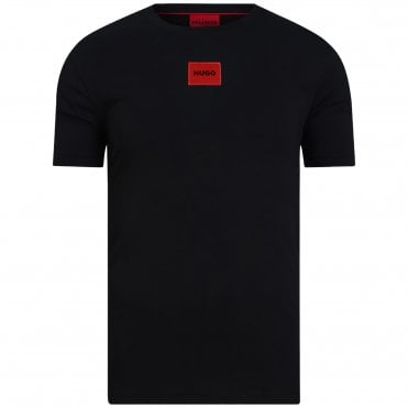 HUGO T-shirt Diragolino Jersey Κανονική Γραμμή