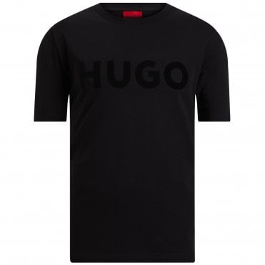 HUGO T-shirt Dinkee Άνετη Γραμμή