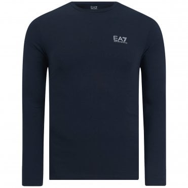EA7 T-Shirt Μπλούζα Train Core Στενή Γραμμή