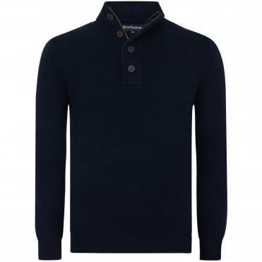 Barbour Πλεκτό Half Zip Sid Κανονική Γραμμή