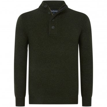 Barbour Πλεκτό Half Zip Sid Κανονική Γραμμή