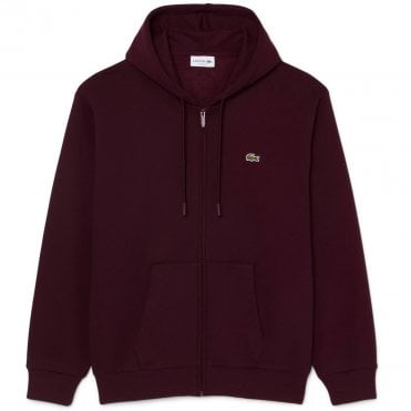 Lacoste Ζακέτα Φούτερ με Κουκούλα Κλασική Γραμμή