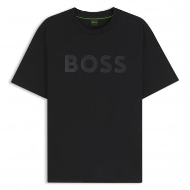 BOSS T-shirt TS_Structure Logo Κανονική Γραμμή