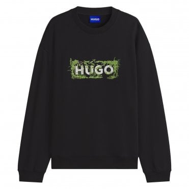 HUGO Φούτερ Niviocrew Κανονική Γραμμή