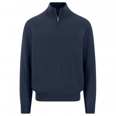 Fynch-Hatton Πουλόβερ Half-Zip Κανονική Γραμμή