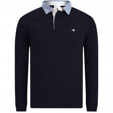 Gant Polo Μπλούζα Heavy Rugger Κανονική Γραμμή