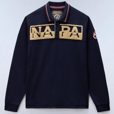 Napapijri Polo Μπλούζα E-Archive Κανονική Γραμμή