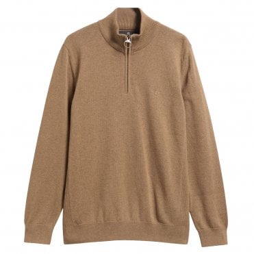 Barbour Πλεκτό Half Zip Pima Cotton Κανονική Γραμμή