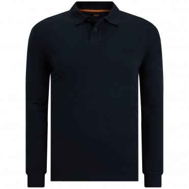 BOSS Polo Μπλούζα Pe_interlock_long Κανονική Γραμμή