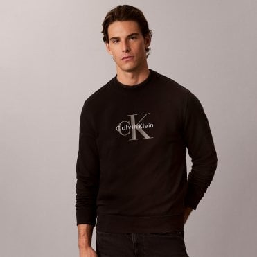 Calvin Klein Φούτερ 350Terry Monologo Κανονική Γραμμή