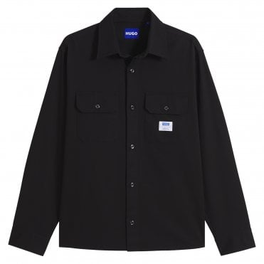 HUGO Πουκάμισο Twill Ekynone_1 Άνετη Γραμμή