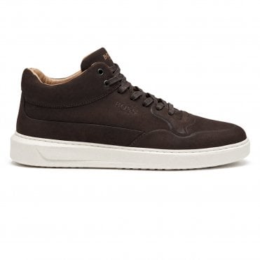 Boss Shoes Παπούτσι Sneaker Suede Δερμάτινο