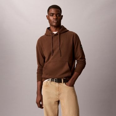 Calvin Klein Φούτερ Με Κουκούλα 350Terry Badge Κανονική Γραμμή