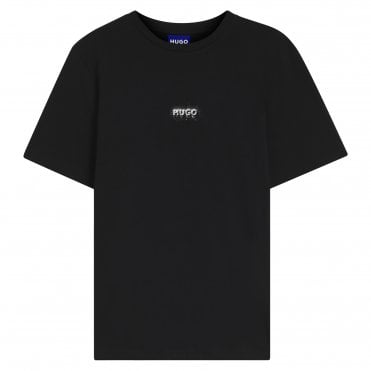 HUGO T-shirt Nodar Κανονική Γραμμή