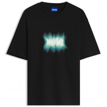 HUGO T-shirt Nuiden Κανονική Γραμμή