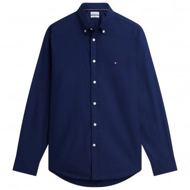 Tommy Hilfiger Πουκάμισο Dobby Flex Στενή Γραμμή