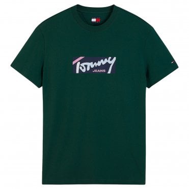 Tommy Hilfiger TJM T-Shirt Signature Κανονική Γραμμή