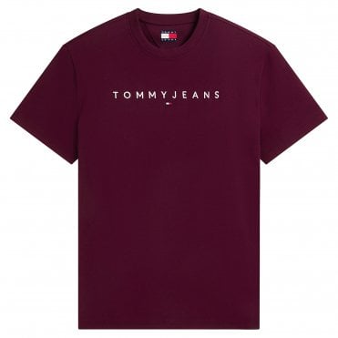 Tommy Hilfiger TJM T-Shirt Linear Logo Κανονική Γραμμή