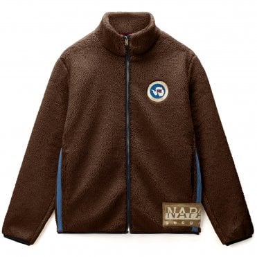 Napapijri Ζακέτα Fleece T-Archive FZ Putty Κανονική Γραμμή